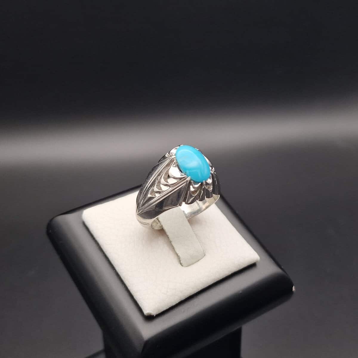 Handmade Turquoise Silver Ring